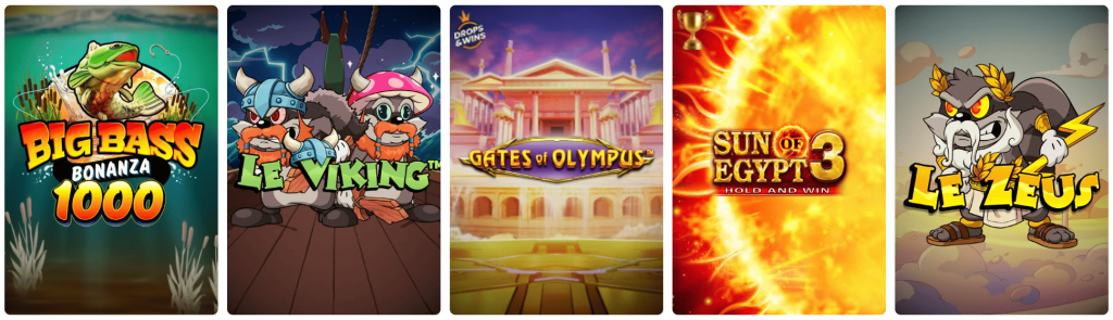 Jeux disponibles au Lucky31 Casino