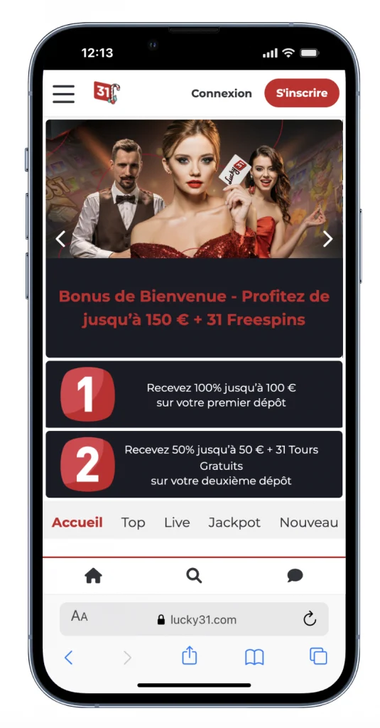 lucky 31 casino application